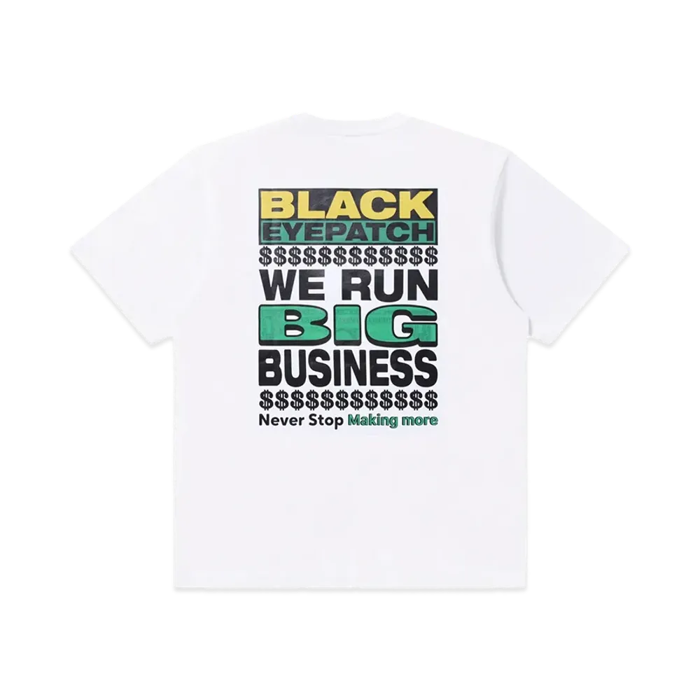 BlackEyePatch Small Og Big Business Tee "White"