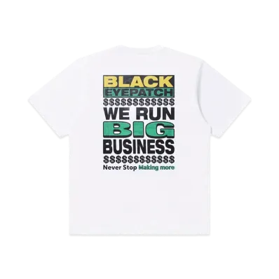 BlackEyePatch Small Og Big Business Tee "White"