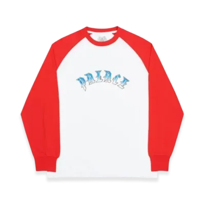 PALACE Spitfire P-Fire Longsleeve "White Red"