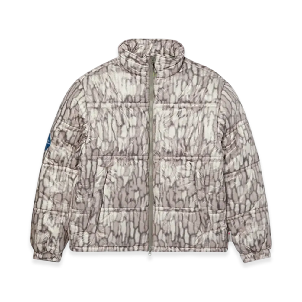 HUF WINTER 25 89 Warped Camo Tyvek Puffer "Muted Camo"