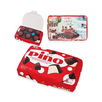 BANDAI "Ichiban Kuji" -Morinaga Milk Industry Pino- A Prize Pino Cushion