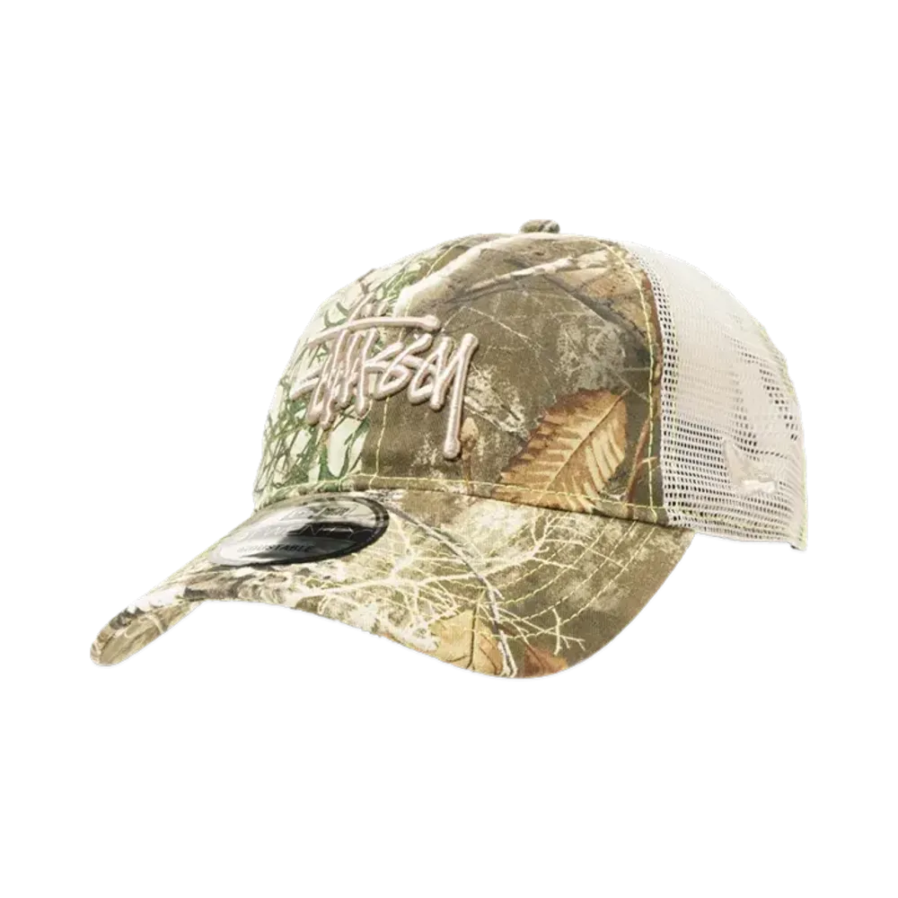 Stussy New Era 9Twenty Basic Trucker "Real Tree Edge"