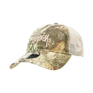 Stussy New Era 9Twenty Basic Trucker "Real Tree Edge"