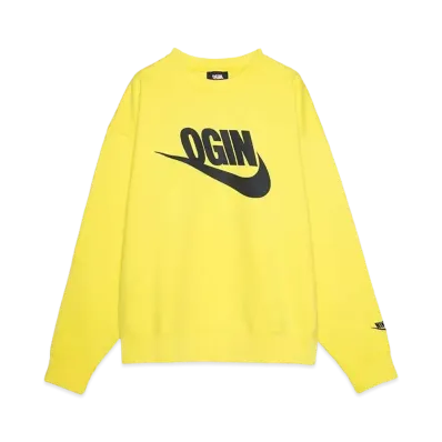 NIGO x Nike AS NRG Crew Fleece "Yellow"(OGIN)