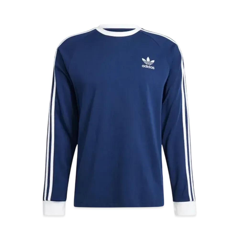 adidas Adicolor Classics Three Stripes Long Sleeve T-Shirt "Night Indigo"