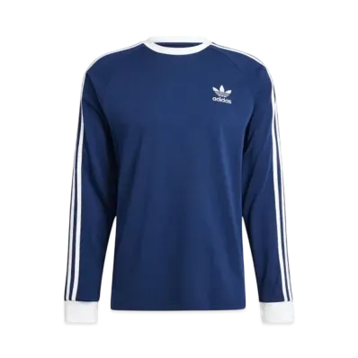 adidas Adicolor Classics Three Stripes Long Sleeve T-Shirt "Night Indigo"