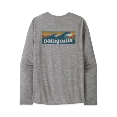 Patagonia Men's Longsleep Cap Cool Daily Graphic Shirt "Grey"