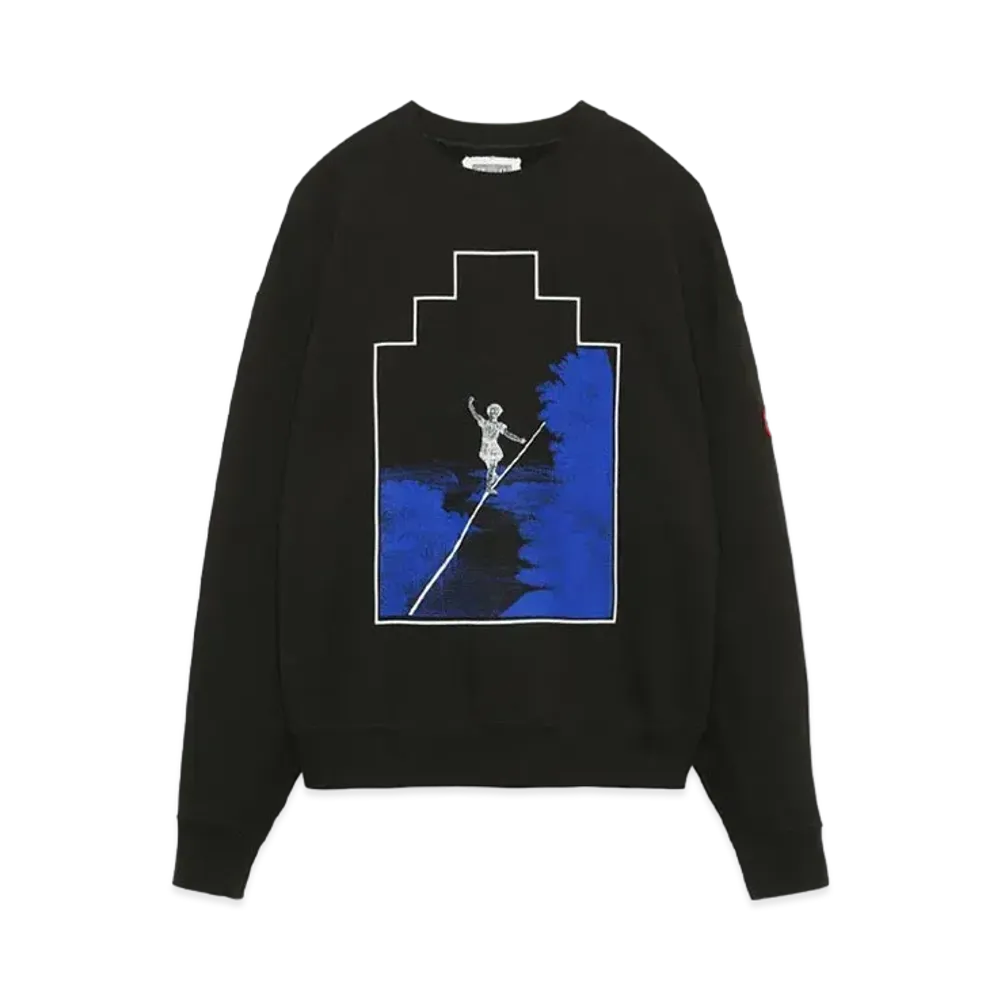 Cav Empt (C.E) ACROBAT CREW NECK "Black"