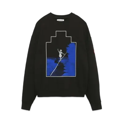 Cav Empt (C.E) ACROBAT CREW NECK "Black"