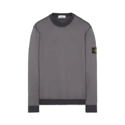 Stone Island 63547 COTTON NYLON FLEECE "Steel Grey"