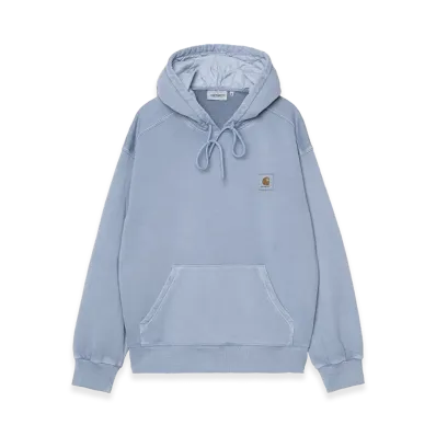 Carhartt WIP Hooded Nelson Sweat "Gentle Blue(Garment Dyed)"