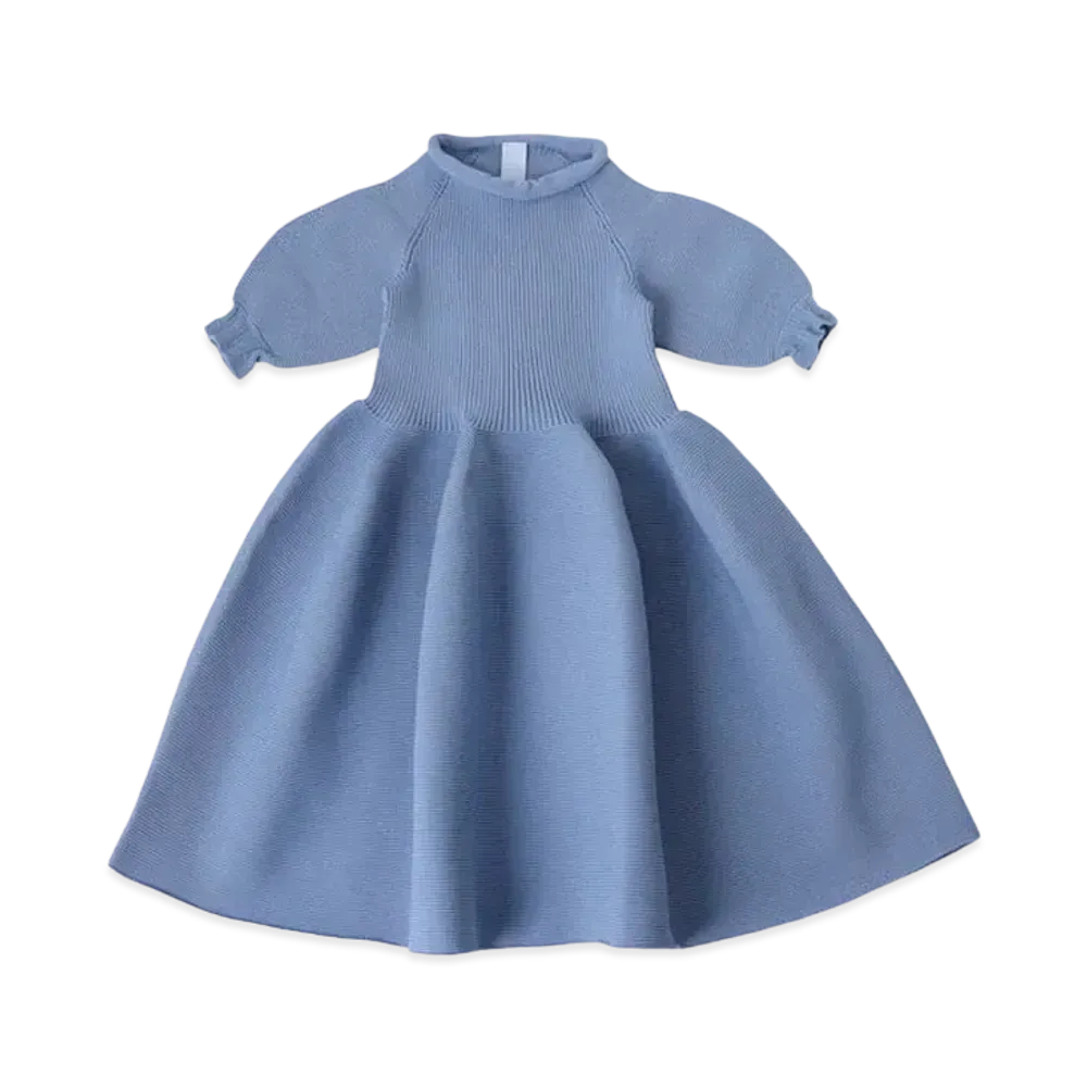 Ron Herman 15th Anniversary CFCL Pottery Kid Puff Sleeve Dress "Sax"