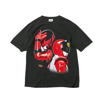 スーパー戦隊 x HOMEGAME \ 2018 ルパンレッド パトレン1号 TEE "BLACK"