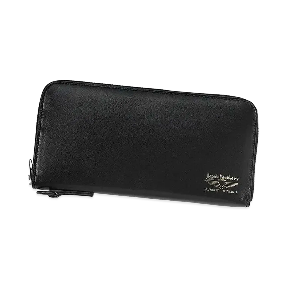 PORTER x Lewis Leathers Long Wallet "Black"