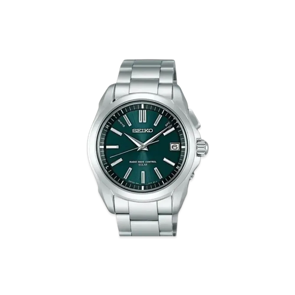 SEIKO Brights Solar Radio Chronograph "Green" SAGZ055