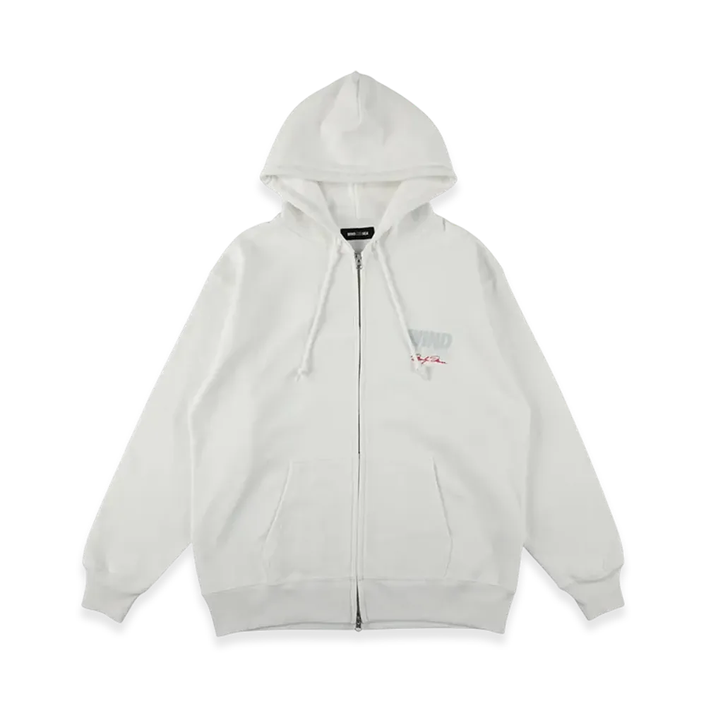 WIND AND SEA x Marilyn Monroe Zip Hooded Sweat Shirt "White"