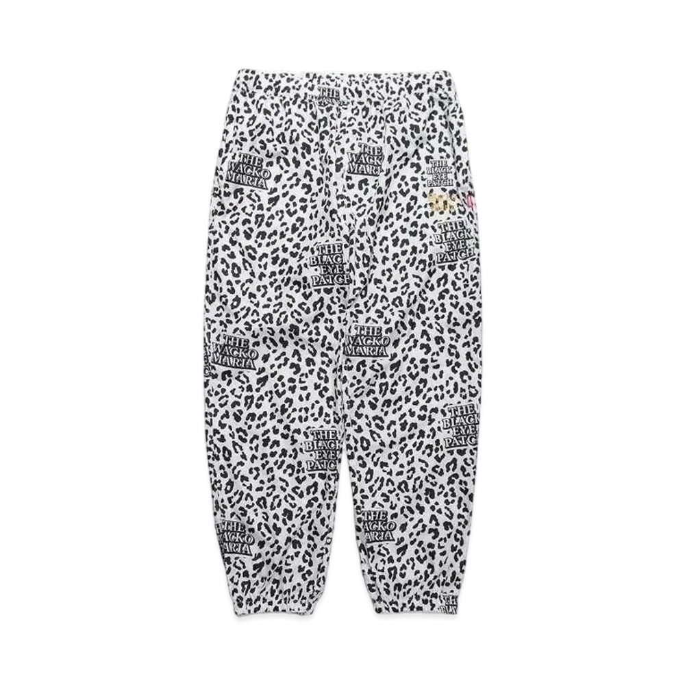 BlackEyePatch WACKO MARIA Leopard Track Pants "White"