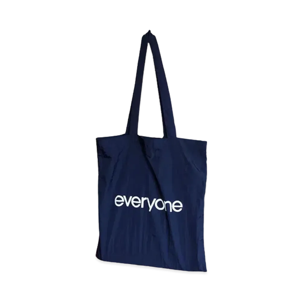 Everyone Nylon Logo Tote Bag "Navy"
