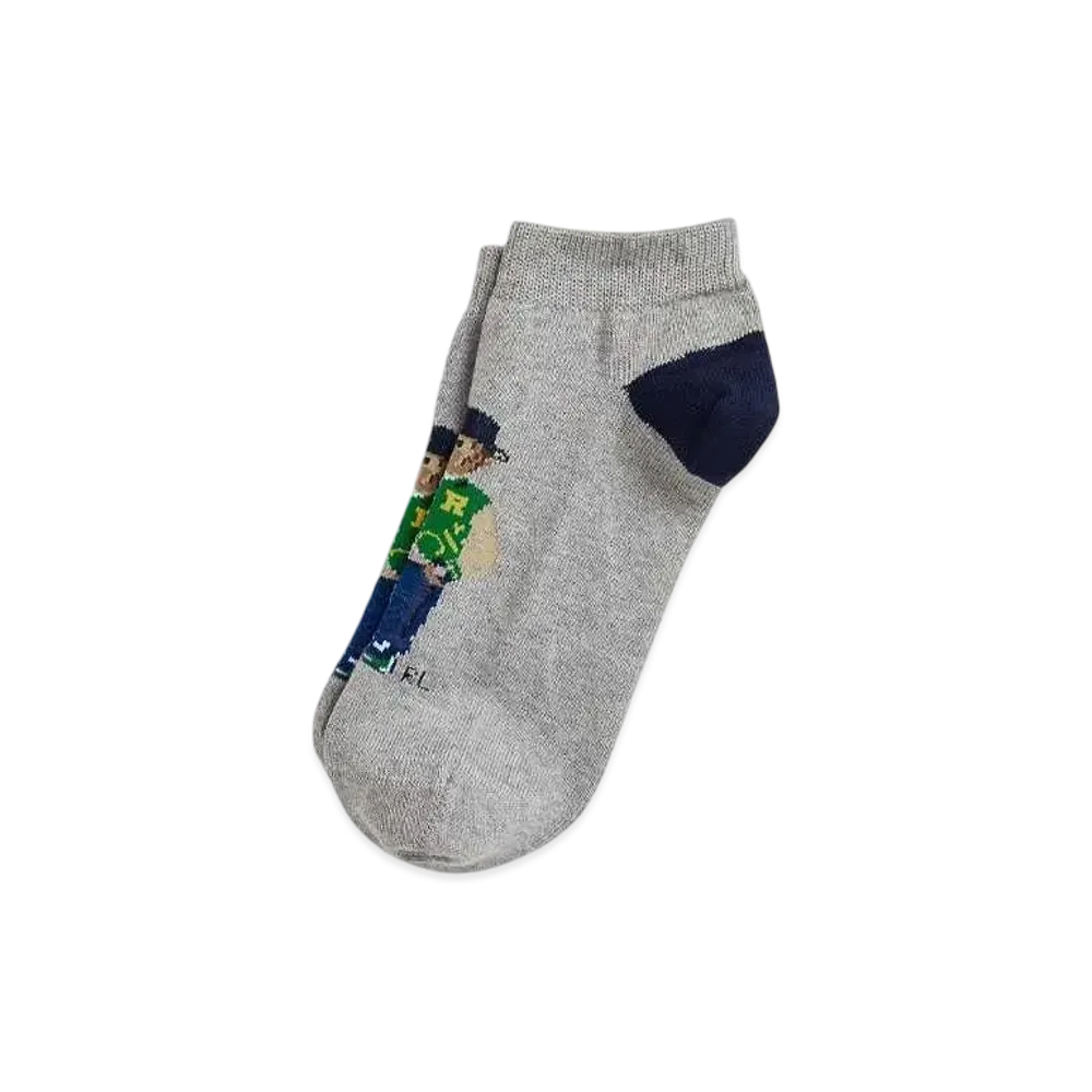 Polo Ralph Lauren Polo Bear Cotton Blend Low-cut Socks "Gray"