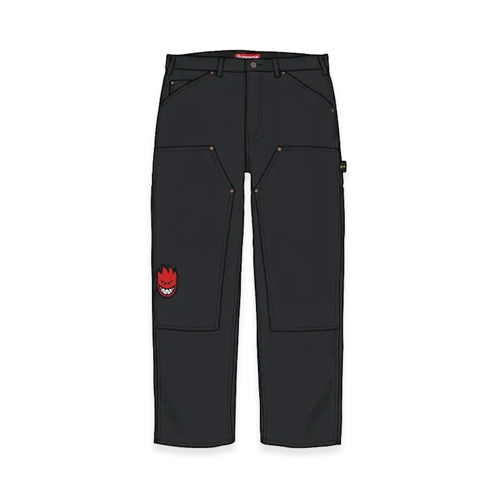 Supreme x Spitfire Double Knee Painter Pant "Black"
