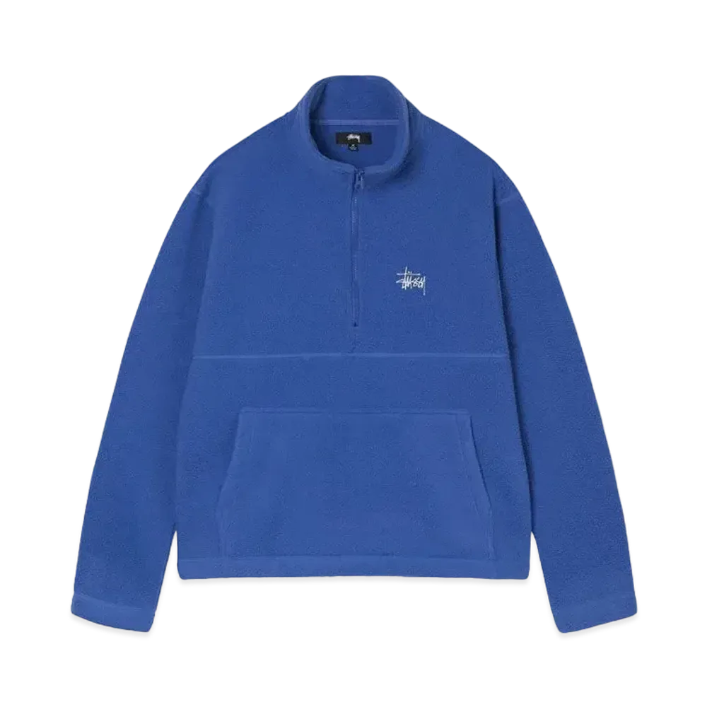 Stussy Half Zip Mock Neck"Periwinkle"