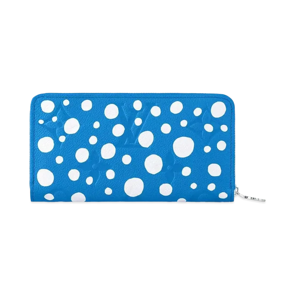 Louis Vuitton x Yayoi Kusama Zippy Wallet Monogram Empreinte Leather Infinity Dots "Bleu/Blanc"