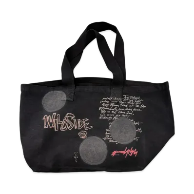 Travis Scott Cactus Jack x Yohji Yamamoto WILDSIDE Tote Bag "Black"