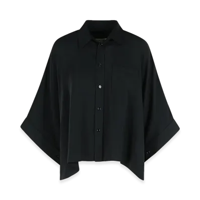 MM6 Maison Margiela Women's Polyester Cape "Black"