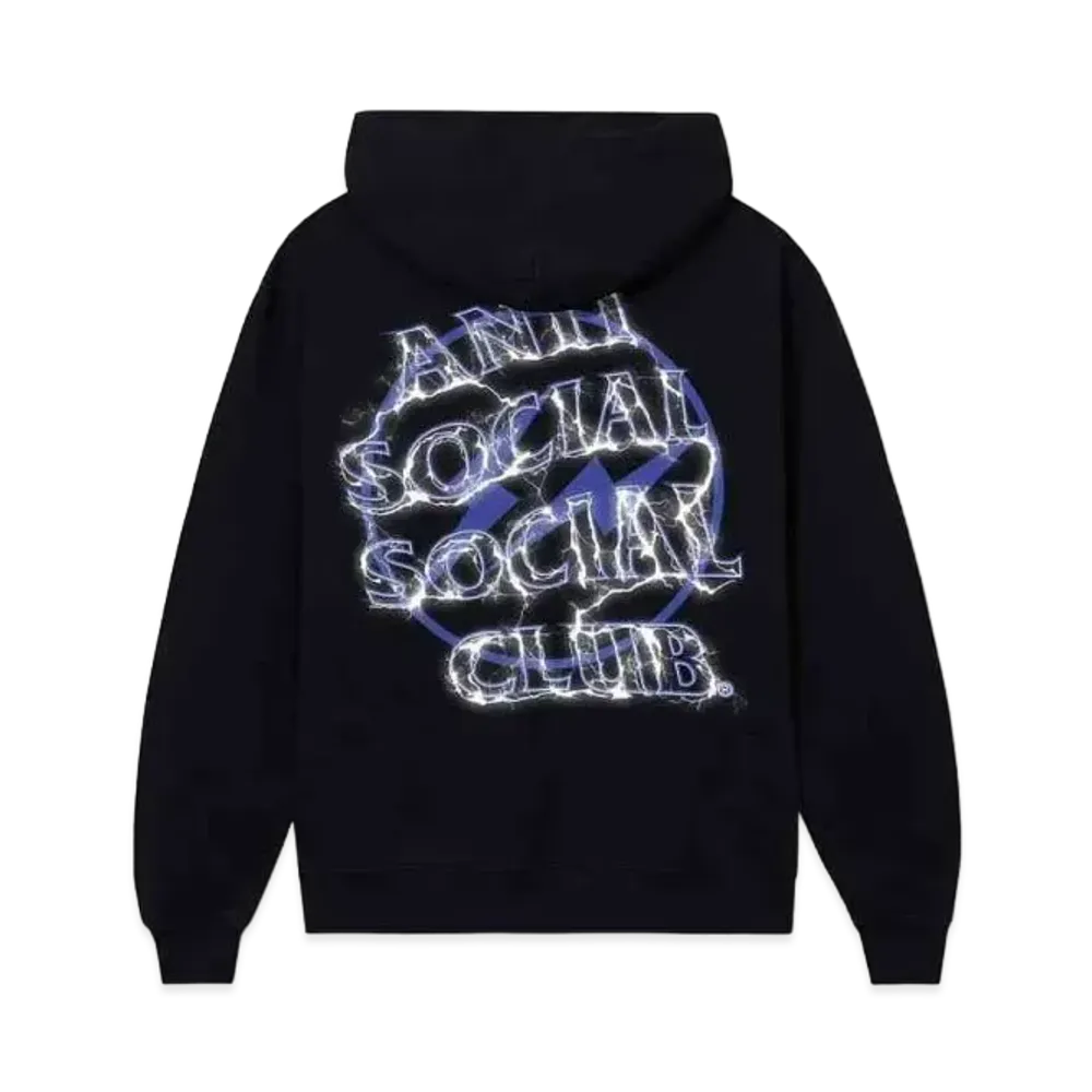 ANTI SOCIAL SOCIAL CLUB x FRAGMENT Bolt Hoodie "Black Navy"