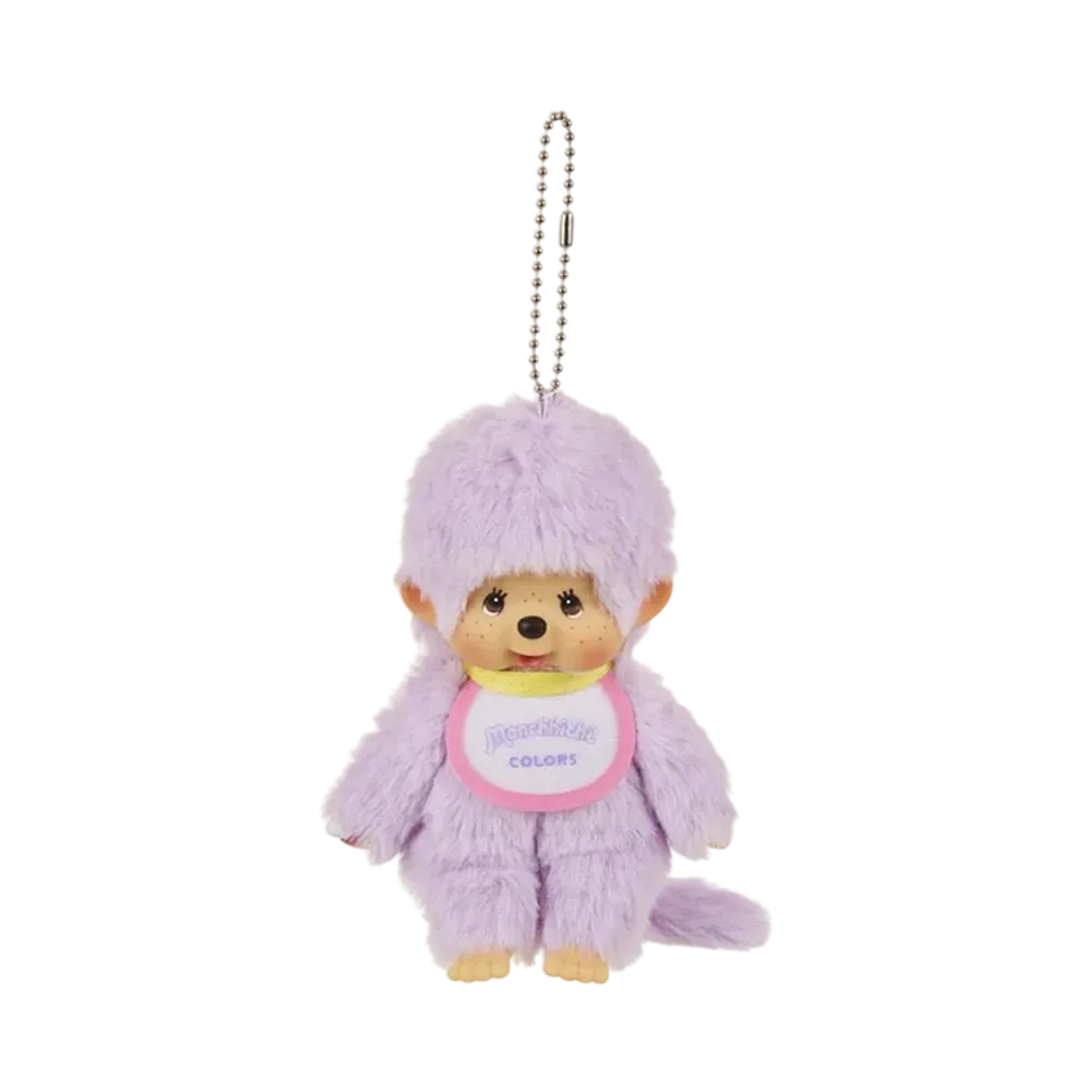 Sekiguchi Monchhichi COLORS Keychain Purple