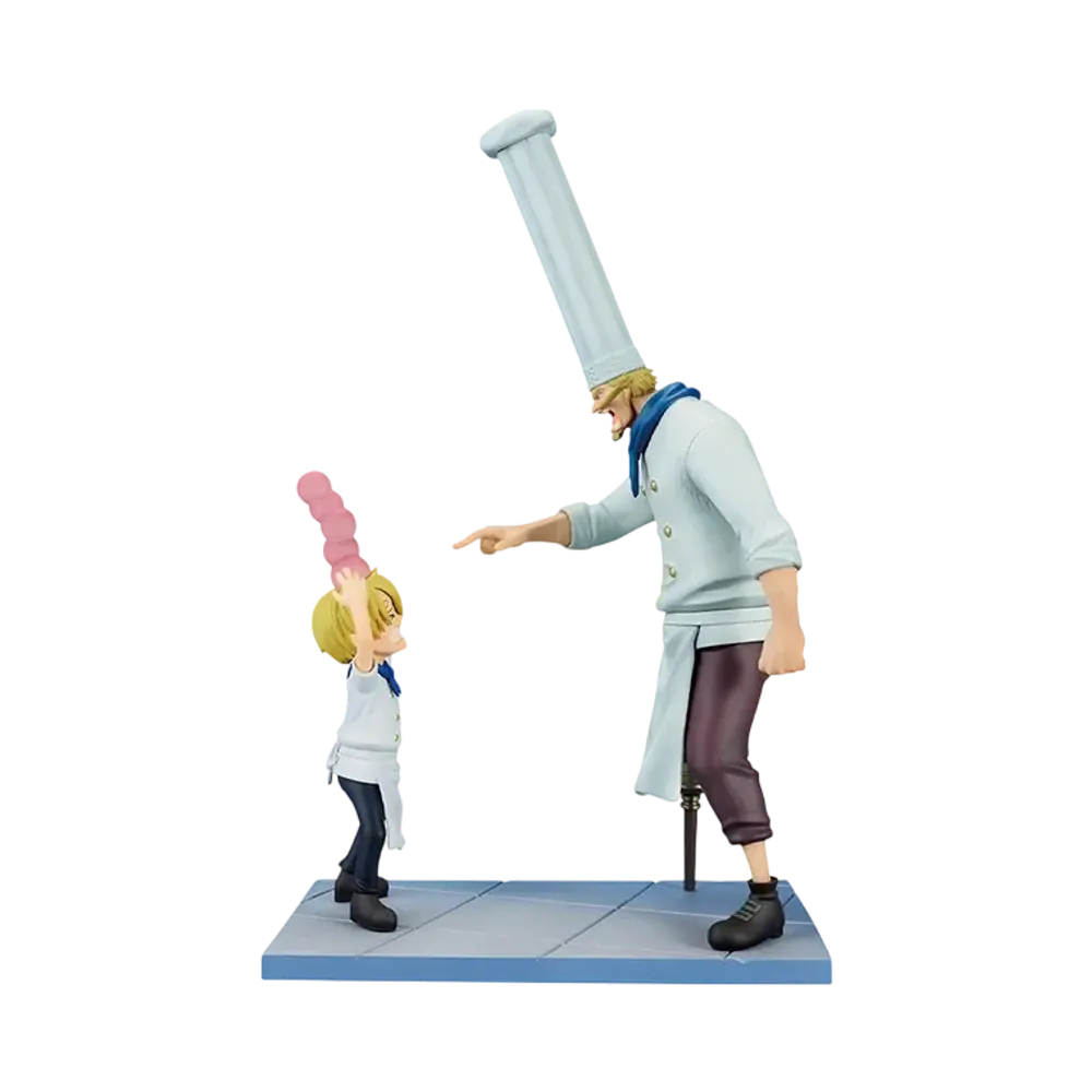 BANDAI "Ichiban Kuji" -One Piece ROAD TO DAWN-Trajectory to Adventure-- D Prize Revible Moment-Sanji & Zeph-