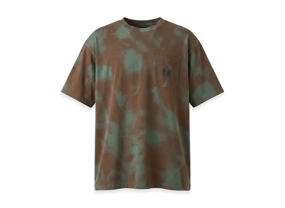 NEEDLES x STUDIOUS Tie Dye S/S Tee "Brown"