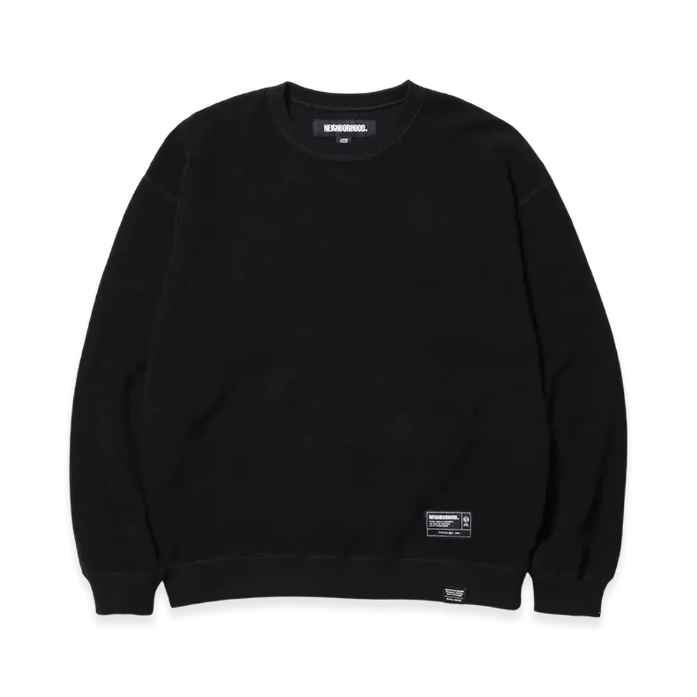 NEIGHBORHOOD Reversible Sweat Shirt LS "Black"