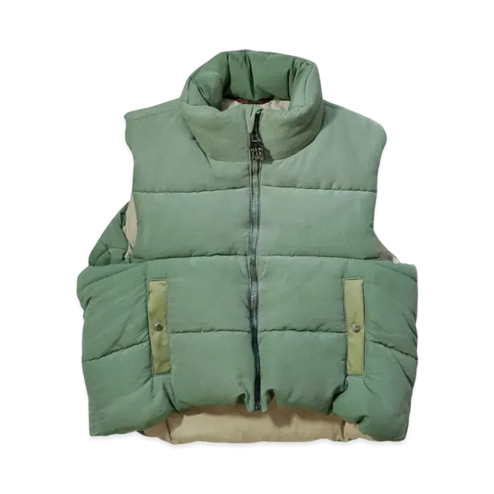 KAPITAL 60/40 Cross Burger Keel Vest Snow "Smoke Green"