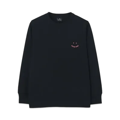 Paul Smith Happy Long Sleeve Tee "Black"