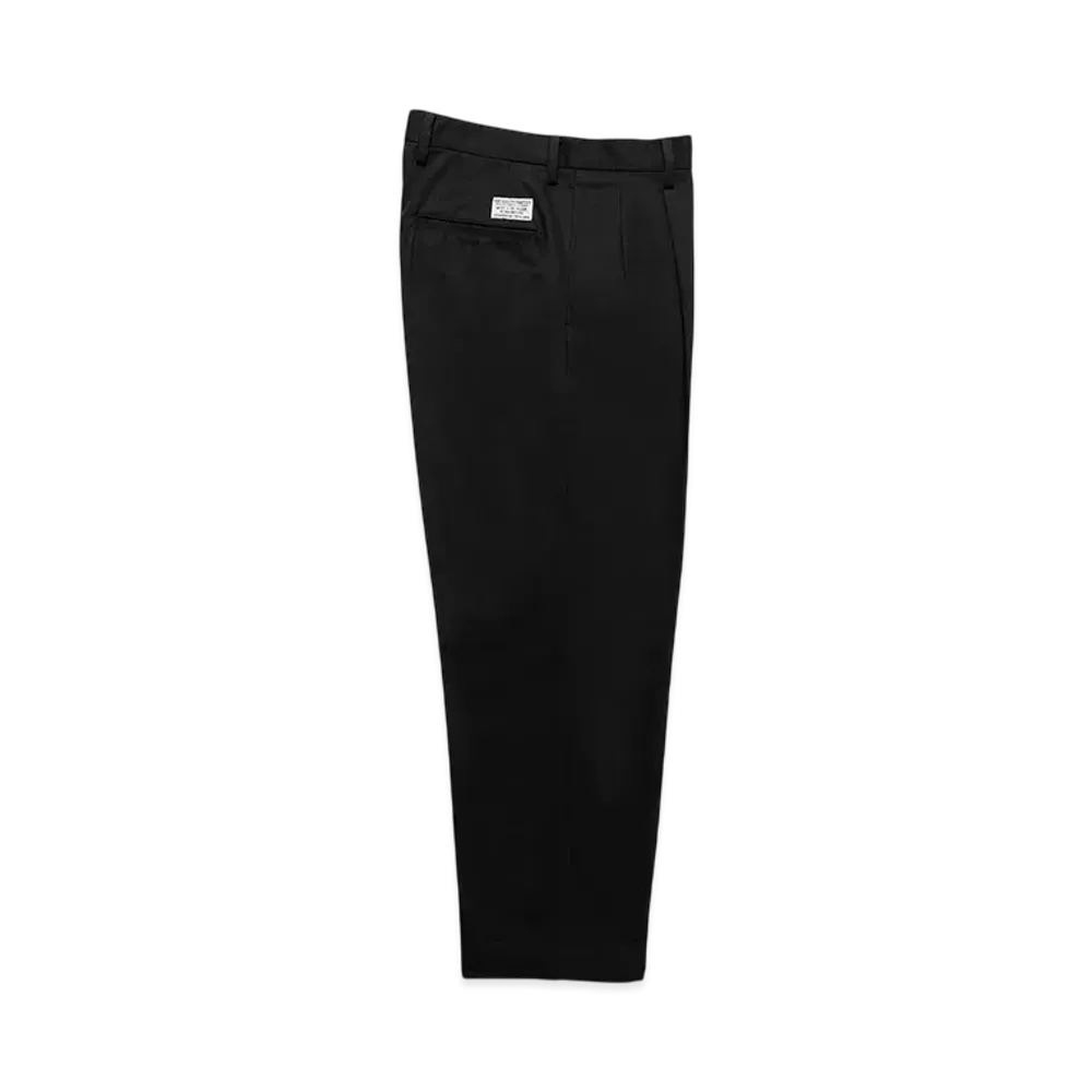 WACKO MARIA Double Pleated Chino Trousers "Black"