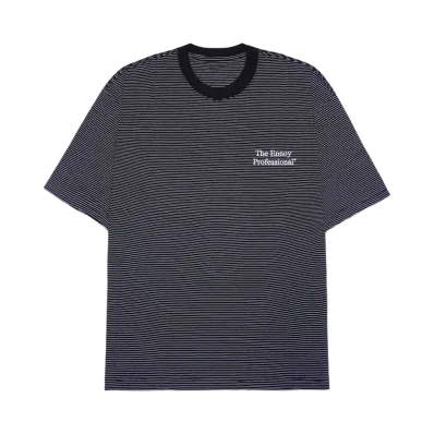 ENNOY 23SS S/S Border T-Shirt "Black" SS23BRENCT05AM