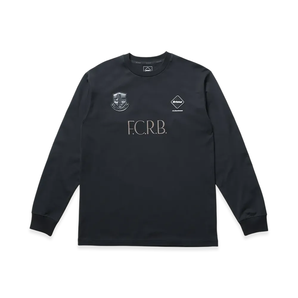 F.C.Real Bristol Lettered L/S Tee "Black"