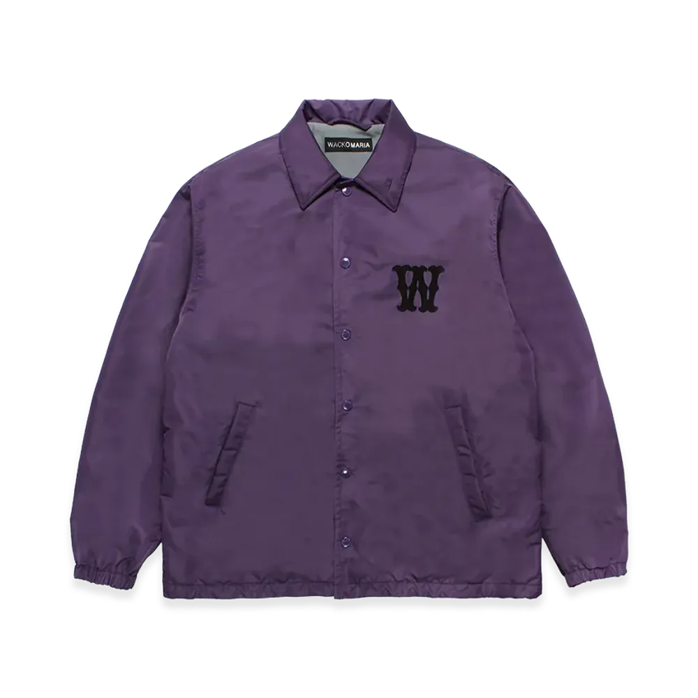 WACKO MARIA Coach Jacket "Purple"