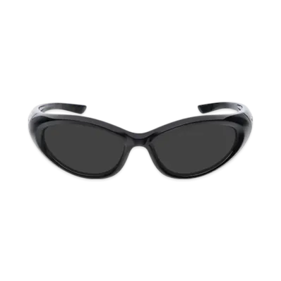 BALENCIAGA Sporty B Round AF Sunglasses "Black"
