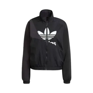 adidas Outerwear Women's Trefoil Track Jacket "Black"