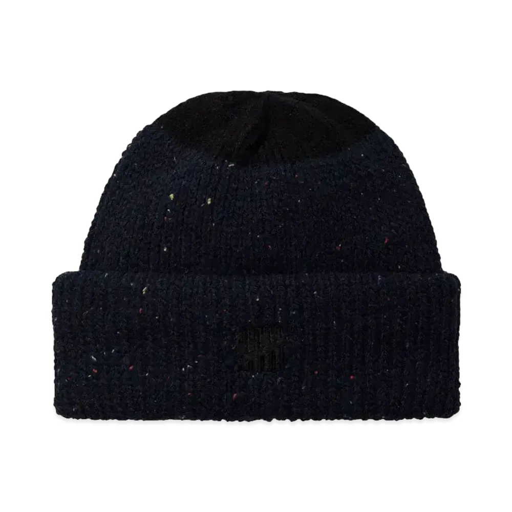 UNDEFEATED Icon Contrast Speckled Beanie "Navy"