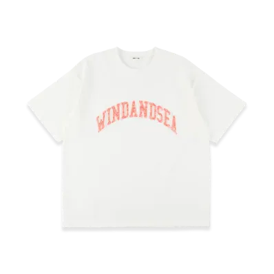 WIND AND SEA Sagara Embroidery College Logo Tee "White"