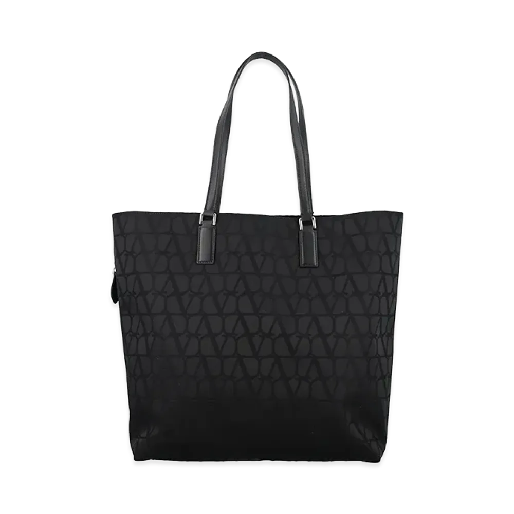 Valentino Tolie Iconographe Shopping Bag "Black"