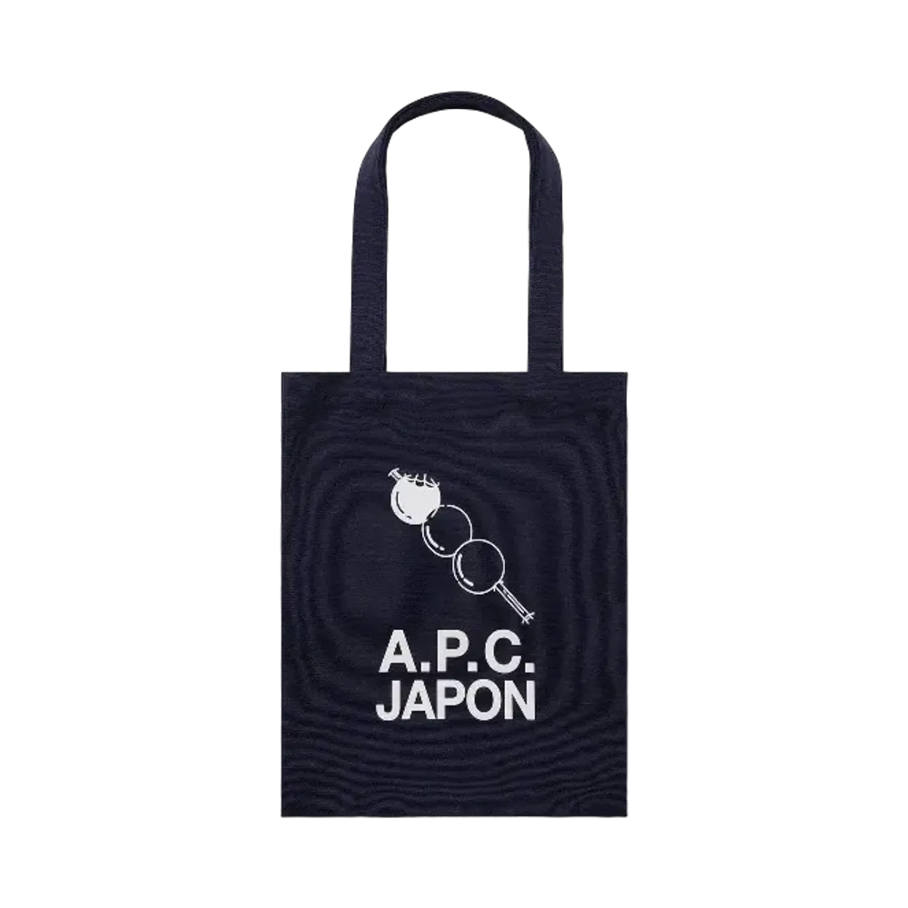 A.P.C. Ourmet Japonais Capsule Lou Dango Tote Bag "Dark Navy"