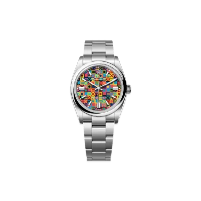 ROLEX Oyster Perpetual 36 Oystersteel "Multicolor"