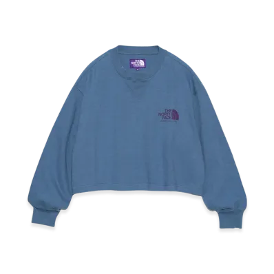 The North Face Purple Label Field Cropped Graphic T-Shirt (W) "Smoke Blue"