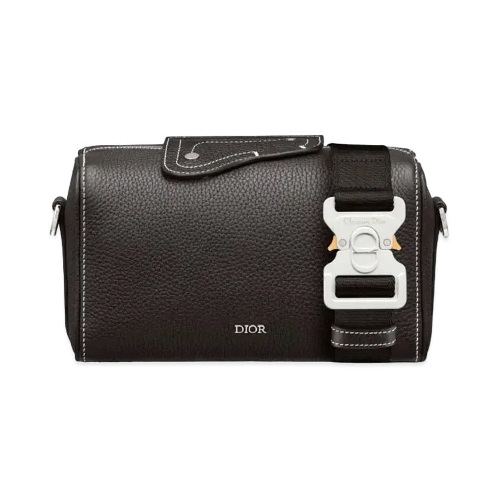 Dior Lingot 22 Bag Grained Calfskin "Black"