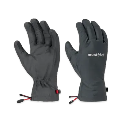 mont-bell Dry-Tec Rain Gloves "Dark Gray"