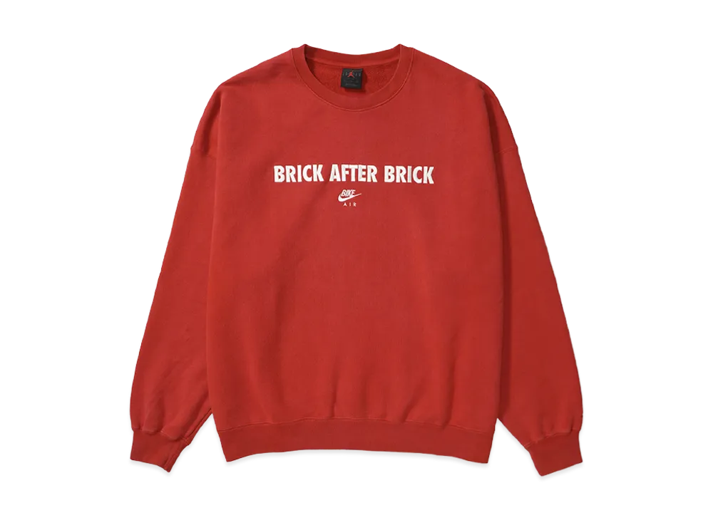 Nike Jordan BIKE AIR x Nigel Sylvester Fleece Crewneck Sweatshirt "Red"